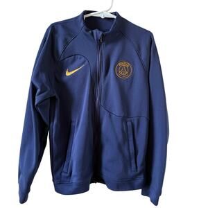 Nike Youth Paris Saint-Germain Navy Prematch Jacket Youth Size S